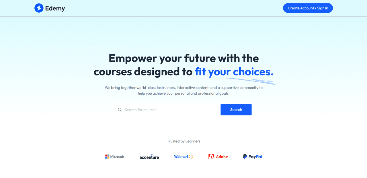 Edemy - A LMS Portal preview